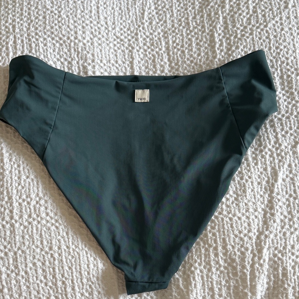 Vuori Women’s Swim Bikini Bottoms, Teal, Size M/L